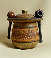 Vaso piccolo con coperchio (tabacchiera)