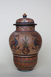 Vaso con coperchio